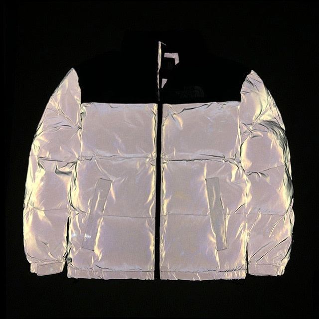 2022Casual Parker style mixed color cotton-padded jacket standing collar men's and women's winter and autumn down jackets winter