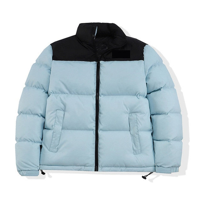 2022Casual Parker style mixed color cotton-padded jacket standing collar men's and women's winter and autumn down jackets winter