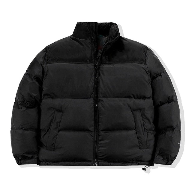2022Casual Parker style mixed color cotton-padded jacket standing collar men's and women's winter and autumn down jackets winter