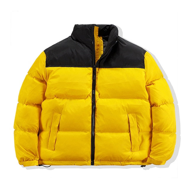2022Casual Parker style mixed color cotton-padded jacket standing collar men's and women's winter and autumn down jackets winter