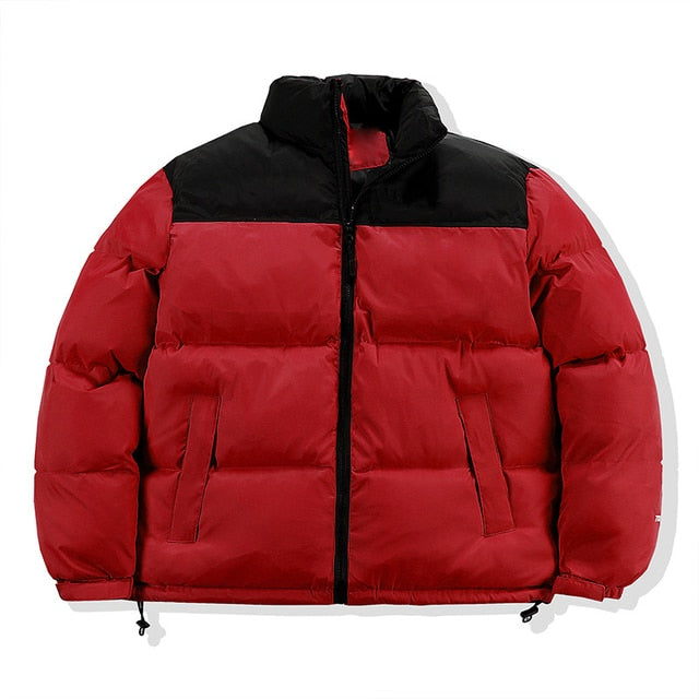 2022Casual Parker style mixed color cotton-padded jacket standing collar men's and women's winter and autumn down jackets winter