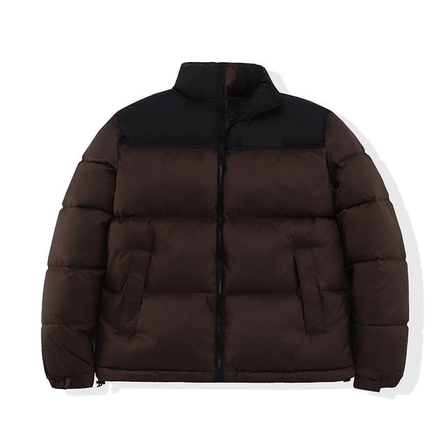 2022Casual Parker style mixed color cotton-padded jacket standing collar men's and women's winter and autumn down jackets winter