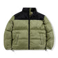 2022Casual Parker style mixed color cotton-padded jacket standing collar men&#39;s and women&#39;s winter and autumn down jackets winter