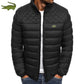 CARTELO Crocodile cotton jacket Men&#39;s warm windproof cotton jacket fashion casual hooded thickened printed cotton jacket