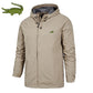 Men&#39;s High Quality Outdoor Mountaineering Sports Jacket Zipper Hooded Jacket Printed Rain Jacket Sports Jacket