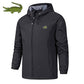 Men&#39;s High Quality Outdoor Mountaineering Sports Jacket Zipper Hooded Jacket Printed Rain Jacket Sports Jacket