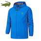 Men&#39;s High Quality Outdoor Mountaineering Sports Jacket Zipper Hooded Jacket Printed Rain Jacket Sports Jacket