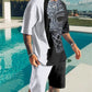 Summer New Fashion 2 Piece Sets Tracksuit Men&#39;s Oversized Clothes Retro Beach Style 3D Printed t shirts Men Suit Tshirt Shorts