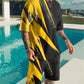 Summer New Fashion 2 Piece Sets Tracksuit Men&#39;s Oversized Clothes Retro Beach Style 3D Printed t shirts Men Suit Tshirt Shorts