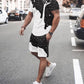 Summer New Fashion 2 Piece Sets Tracksuit Men&#39;s Oversized Clothes Retro Beach Style 3D Printed t shirts Men Suit Tshirt Shorts