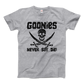 The Goonies Never Say Die Distressed Design T-Shirt