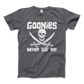 The Goonies Never Say Die Distressed Design T-Shirt