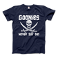 The Goonies Never Say Die Distressed Design T-Shirt
