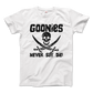 The Goonies Never Say Die Distressed Design T-Shirt